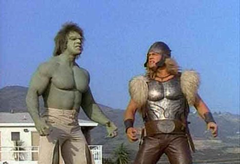 Hulk e Thor antigo seriado